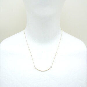 TIFFANY Smile Necklace Diamonds Yellow Gold
